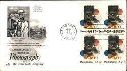 Understanding Through Photography - The Universal Language Block of Stamps First Day Covers First Day Cover First Day Cover First Day Cover