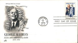 George M. Cohan - 100th Anniversary of His Birth 1878-1978 First Day Covers First Day Cover First Day Cover First Day Cover