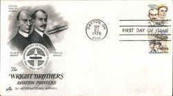 Wright Brothers - Aviation Pioneers - 31¢ International Airmail First Day Cover