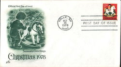 Season's Greetings Christmas 1978 First Day Cover