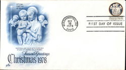 Season's Greetings, Christmas 1978 First Day Covers First Day Cover First Day Cover First Day Cover