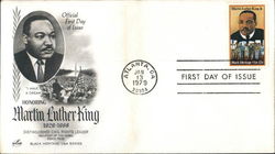 Honoring Martin Luther King 1929-1968 - Black Heritage USA Series First Day Covers First Day Cover First Day Cover First Day Cover