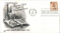 America's Light Fueled by Truth and Reason - $1.00 Americana Series 1979 First Day Covers First Day Cover First Day Cover First Day Cover