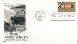 Honoring Vietnam Veterans - Service for the Cause of Freedom First Day Cover