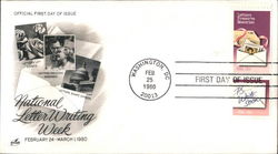 National Letter Writing Week - February 24 - March 1, 1980 First Day Cover