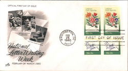 National Letter Writing Week First Day Cover