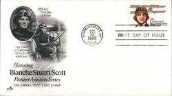 Honoring Blanche Stuart Scott First Day Covers First Day Cover First Day Cover First Day Cover