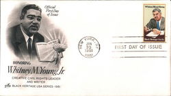 Honoring Whitney M. Young, Jr. - Black Heritage USA Series 1981 First Day Cover