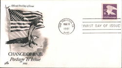 Change of Rate Postage "B" Issue 1981 First Day Covers First Day Cover First Day Cover First Day Cover