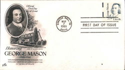 Honoring George Mason 1725-1792 First Day Covers First Day Cover First Day Cover First Day Cover