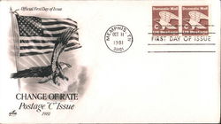 Change of Rate Postage "C" Issue 1981 First Day Covers First Day Cover First Day Cover First Day Cover