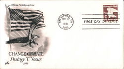 Change of Rate Postage "C" Issue First Day Covers First Day Cover First Day Cover First Day Cover