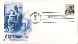 Season's Greetings, Christmas 1981 First Day Cover