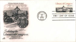 Saluting the Library of Congress First Day Covers First Day Cover First Day Cover First Day Cover