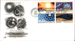 1982 World's Fair, Knoxville Tennessee First Day Covers First Day Cover First Day Cover First Day Cover