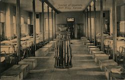 Interior of Quarters Postcard