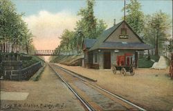 Erie Rail Road Station Postcard