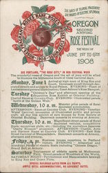 Second Annual Oregon Rose Festival Postcard