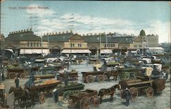 West Washington Market Postcard