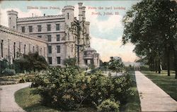 Illinois State Prison, From the Yard Looking North Joliet, IL Postcard Postcard Postcard