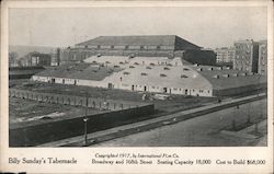 Billy Sunday's Tabernacle New York City, NY Postcard Postcard Postcard