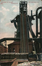 Incline to Blast Furnace Pittsburgh, PA Postcard Postcard Postcard