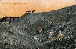 Coal Pickers Postcard