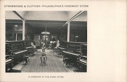 Strawbridge & Clothier, A Corridor in the Piano Store Philadelphia, PA Postcard Postcard Postcard