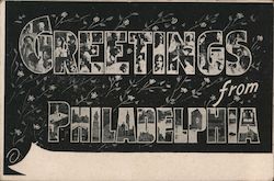 Greetings from Philadelphia Pennsylvania Postcard Postcard Postcard