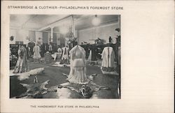 Strawbridge & Clothier, The Handsomest Fur Store in Philadelphia Pennsylvania Postcard Postcard Postcard