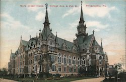 Mary Drexel Home, College Ave. & 21st St. Postcard