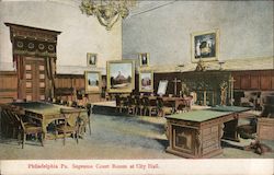 Supreme Court Room at City Hall Philadelphia, PA Postcard Postcard Postcard