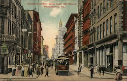 Chestnut Street, West from 8th Street Philadelphia, PA Postcard Postcard Postcard