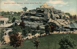 Mountain Sceni Railway, Willow Grove Park Pennsylvania Postcard Postcard Postcard