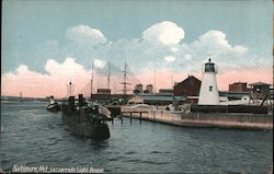 Lazzerrelo Lighthouse Baltimore, MD Postcard Postcard Postcard