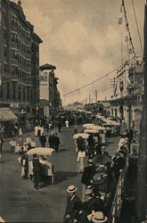 Young's Hotel and Boardwalk Atlantic City, NJ Postcard Postcard Postcard