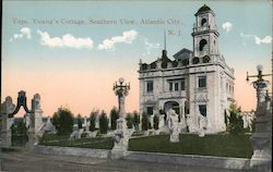 Cape Young's Cottage, Southern View Atlantic City, NJ Postcard Postcard Postcard