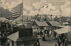 Scene at Inter-State Fair Trenton, NJ Postcard Postcard Postcard