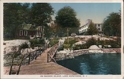 On Racoon Island Postcard