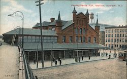 Pennsylvania R.R. Station Postcard