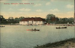 Boating, Weequahic Park Postcard