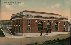 Lehigh Valley R.R. Station Newark, NJ Postcard Postcard Postcard