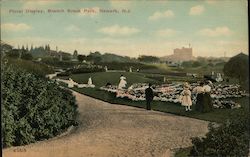 Floral Display, Branch Brook Park Postcard