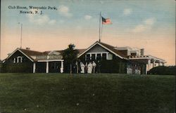 Club House, Weequahic Park Newark, NJ Postcard Postcard Postcard