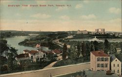 Bird's-Eye View of Branch Brook Park Newark, NJ Postcard Postcard Postcard