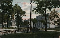 In Military Park Postcard