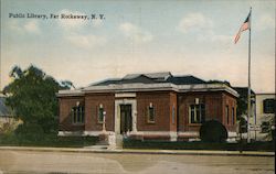 Public Library Far Rockaway, NY Postcard Postcard Postcard