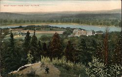 West Point From Fort Putnam New York Postcard Postcard Postcard