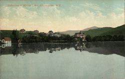 Reflection in Mirror Lake Postcard