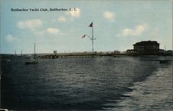 Bellharbor Yacht Club Belle Harbor, NY Postcard Postcard Postcard